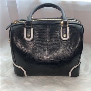 Authentic Alice + Olivia Black/White “Olivia” Bag